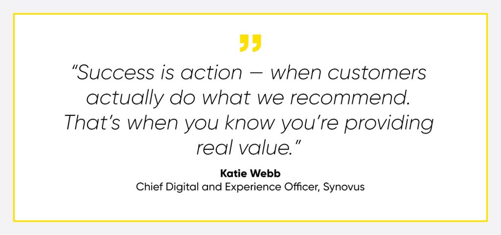 Katie Webb, Chief Digital & Experience Officer at Synovus